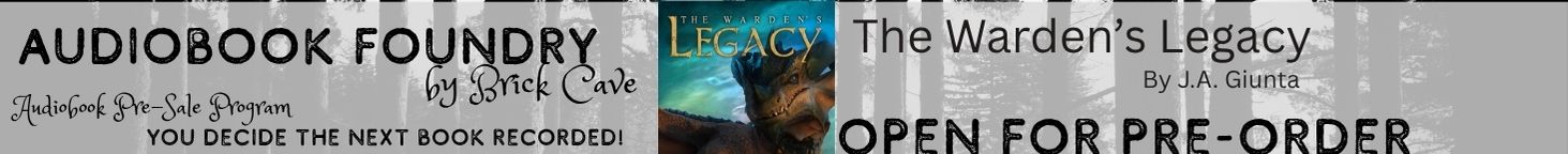 Pre-Order the Audiobook Edition of The Warden's Legacy by J.A. Giunta